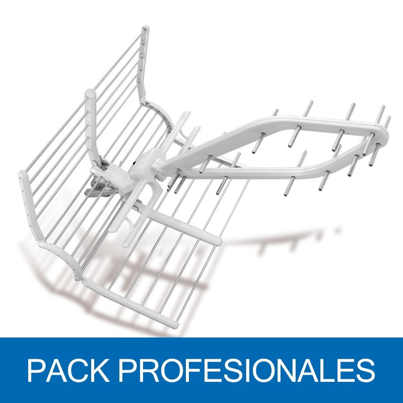 Antena 5G UHF pasiva. 17dB. C48. D/A 24dB