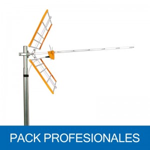 Antena Terrestre L 700 UHF C21-48, G 13dB, 18 elementos. Embalaje colectivo 6U. 112120