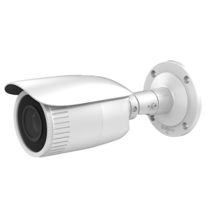 Cámara IP bullet, 4MPx, IR 30mts, 2.8-12mm, H.265+, PoE802.3af. IP67